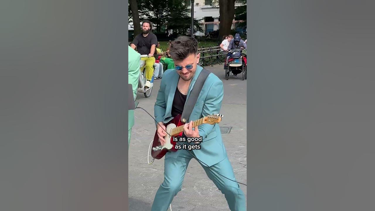 song is called “Give Me A Kiss”🎟️ Wasn't Expecting That From This Random Sing From New York City🤯