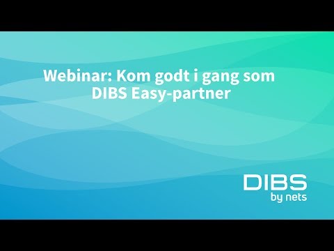 Kom godt i gang som DIBS Easy-partner