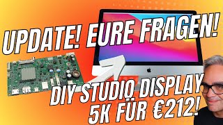 Eure Top 10 Fragen zum Umbau eines iMac 27 5K in ein DIY 5K Display! Hier sind meine Antworten! 🖥️✨