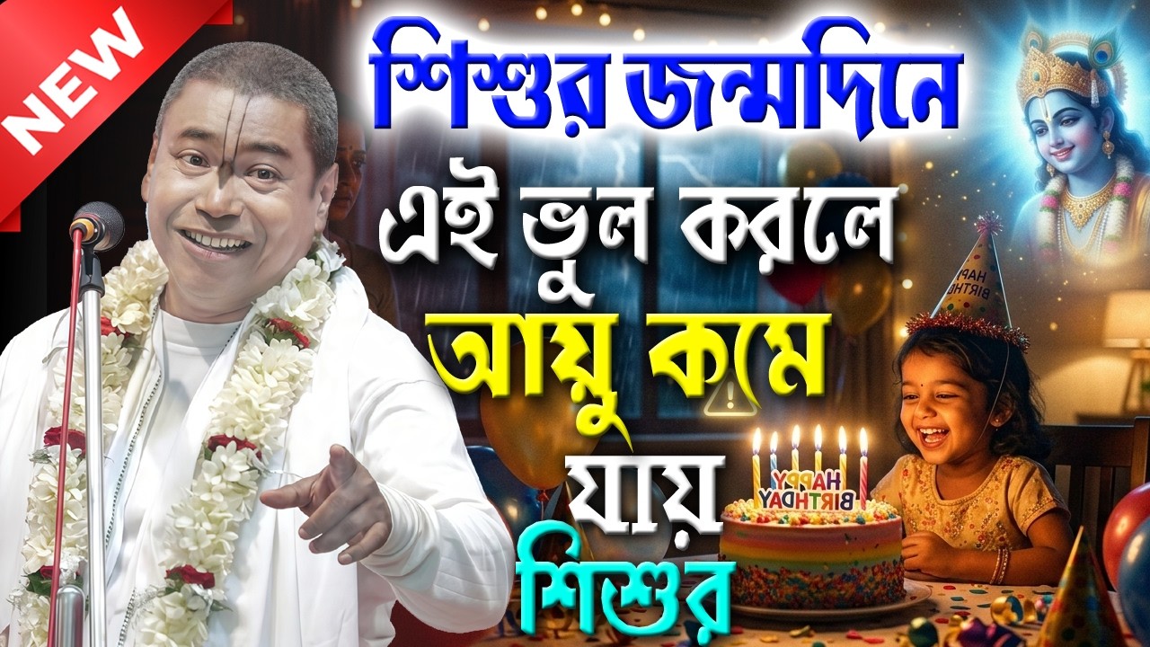 শিশুর জন্মদিনে এই ভুল কাজ করলে আয়ু কমে যায় শিশুর // শ্রী শ্যামসুন্দর দাস // Shyamsundar Das
