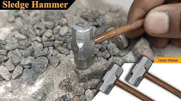 How to make Mini Hammer || Scale 1:10 || With Indian Standards ||