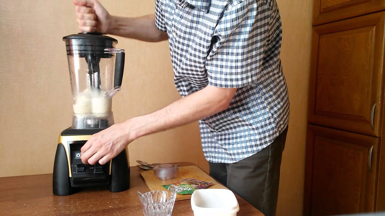 Мороженое в блендере KING MIX Commercial Blander (ice cream banana)