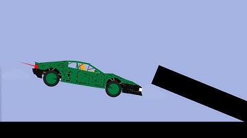 Algodoo Car Crashes & Destruction #69