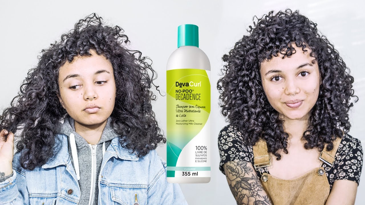 DevaCurl Decadence No-Poo for Shiny Curls! - YouTube