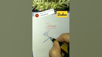 Joshna beautiful ❤️signature #summerofshorts #ytshorts #sign