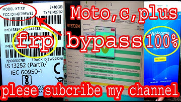 moto c plus xt1721 frp bypass 100% working