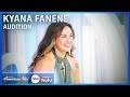 Kyana Fanene's Powerful "Unaware" Audition Wins Golden Ticket on American Idol!