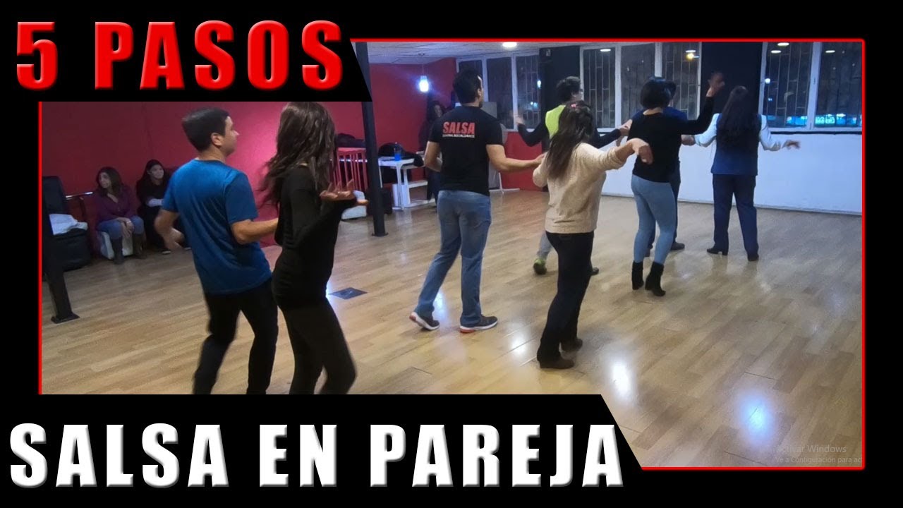 5 PASOS DE SALSA en PAREJA con MUSICA - Conciencia de Gilberto Santa ...