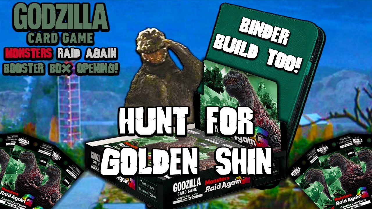 godzilla card game booster box Monsters Raid Again Pack only cards are tournament GODZILLA Card Game Booster Set