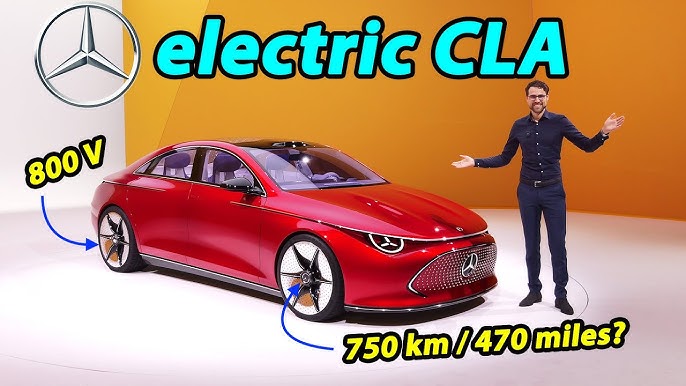 DRLs of Mercedes CLA concept to be electric exhaust of future EVs
