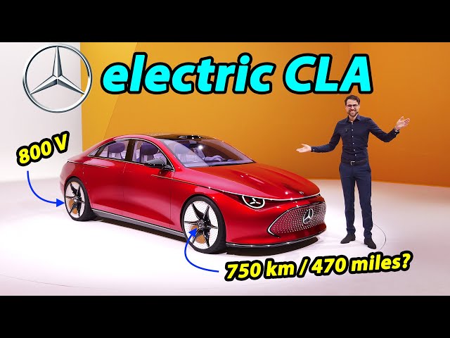 Mercedes-Benz CLA Sedan Goes Electric