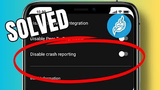 How to turn off crash reporting in Jitsi Meet