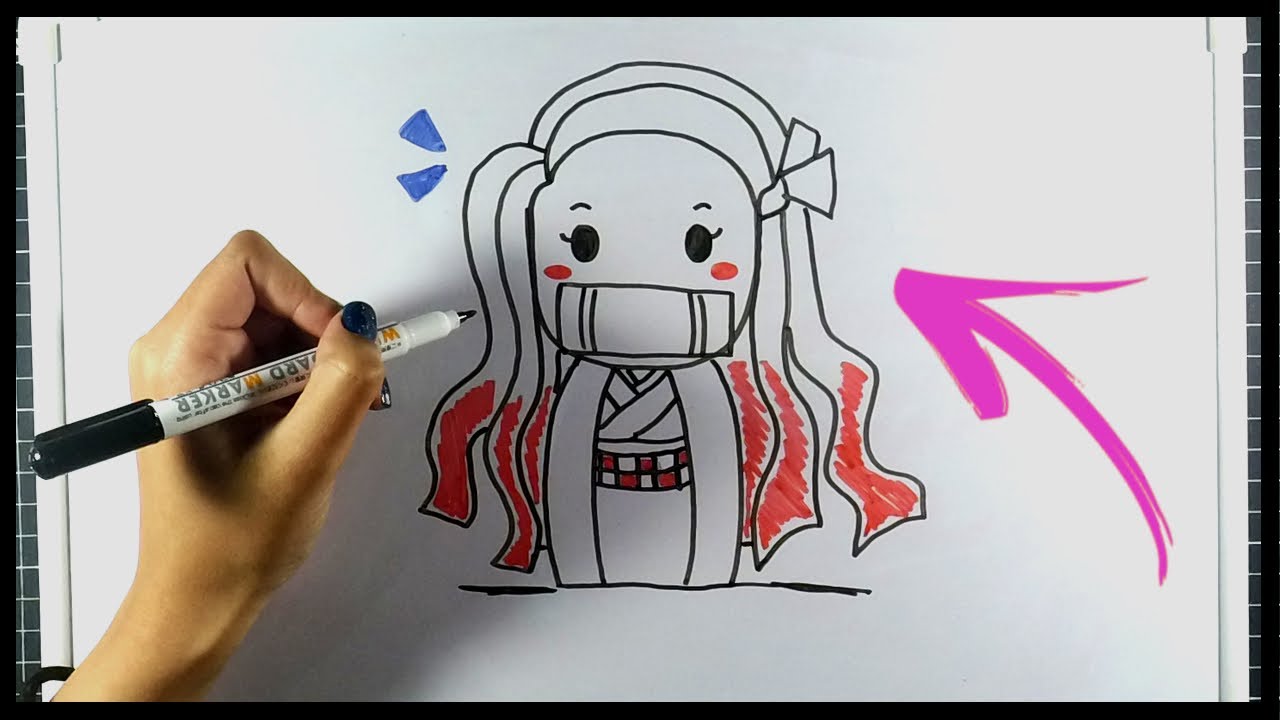 Eu só quero é Desenhar - Desenho simplesmente perfeito da Nezuko
