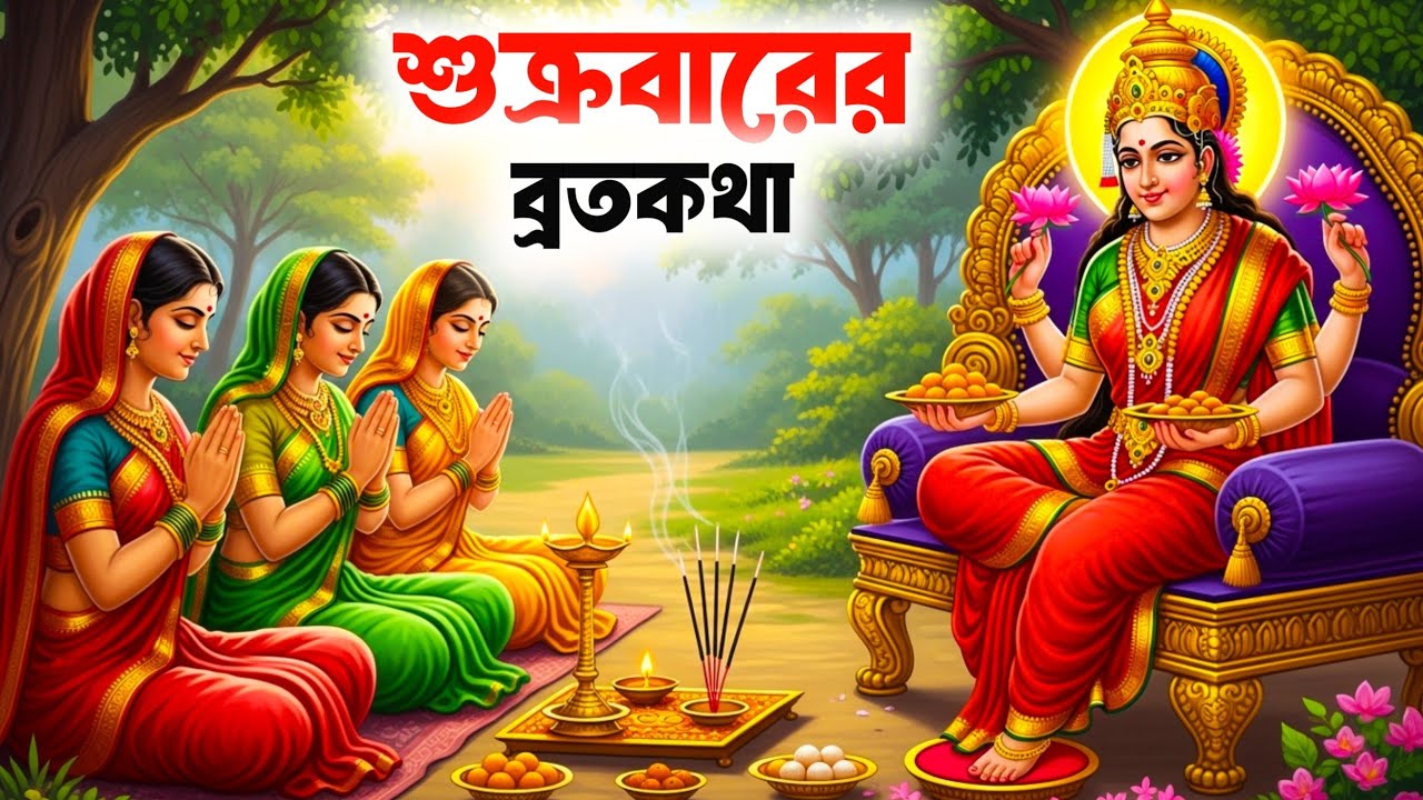 শুক্রবার ব্রত কথা | Shukrawar Vrat Katha Bangla | Bhakti Katha | Bhakti Story | Vrat Katha