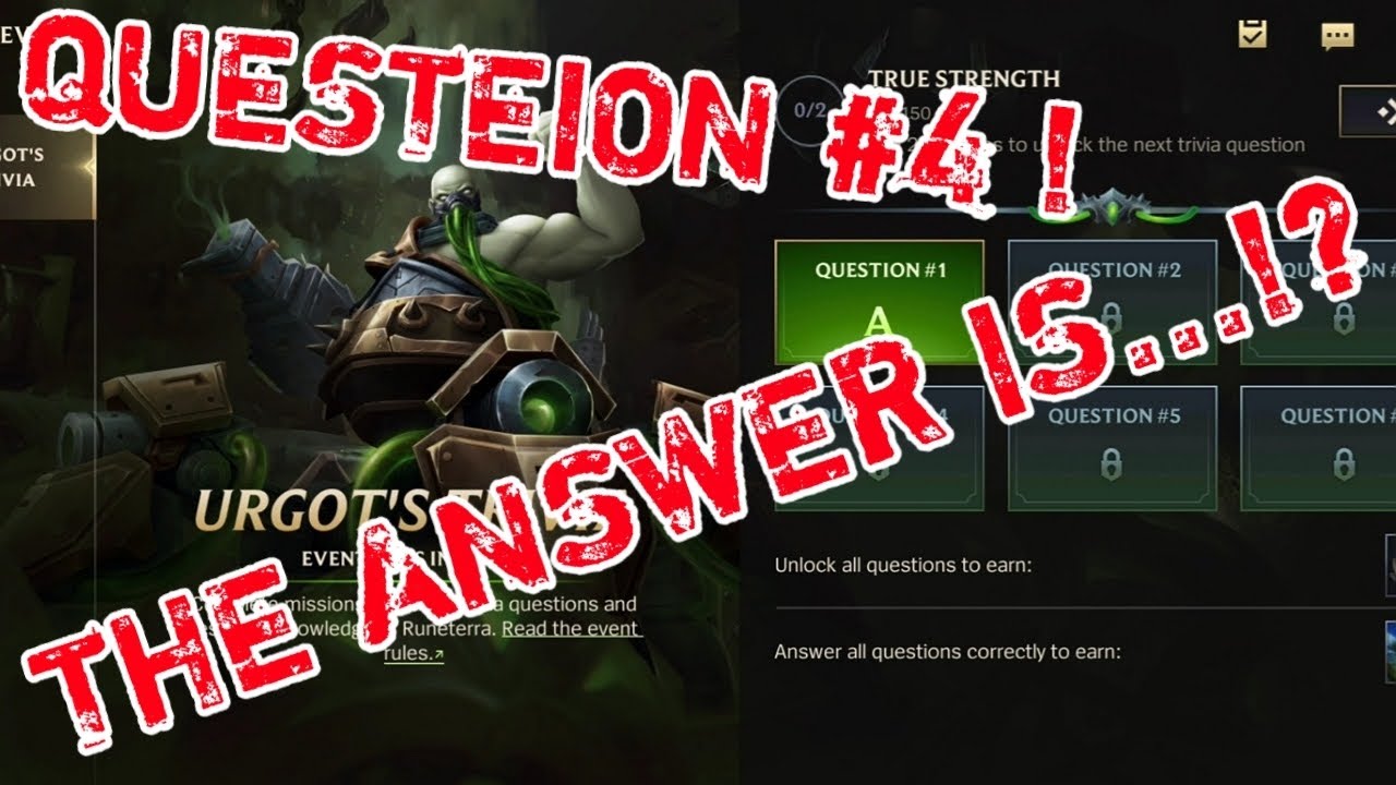 Urgots Minions?! | Urgot Event | Wild Rift | Quiz | I bet you know ...