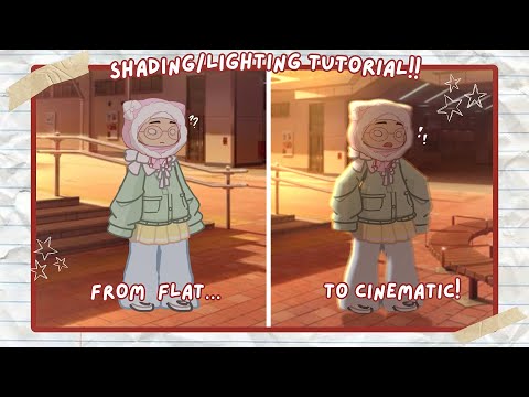ALIGHT MOTION SHADING/LIGHTING TUTORIAL!! 🐌⭐️ (A Christmas gift from me to you)