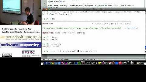 Audio in Python: external libraries (Software Carpentry)