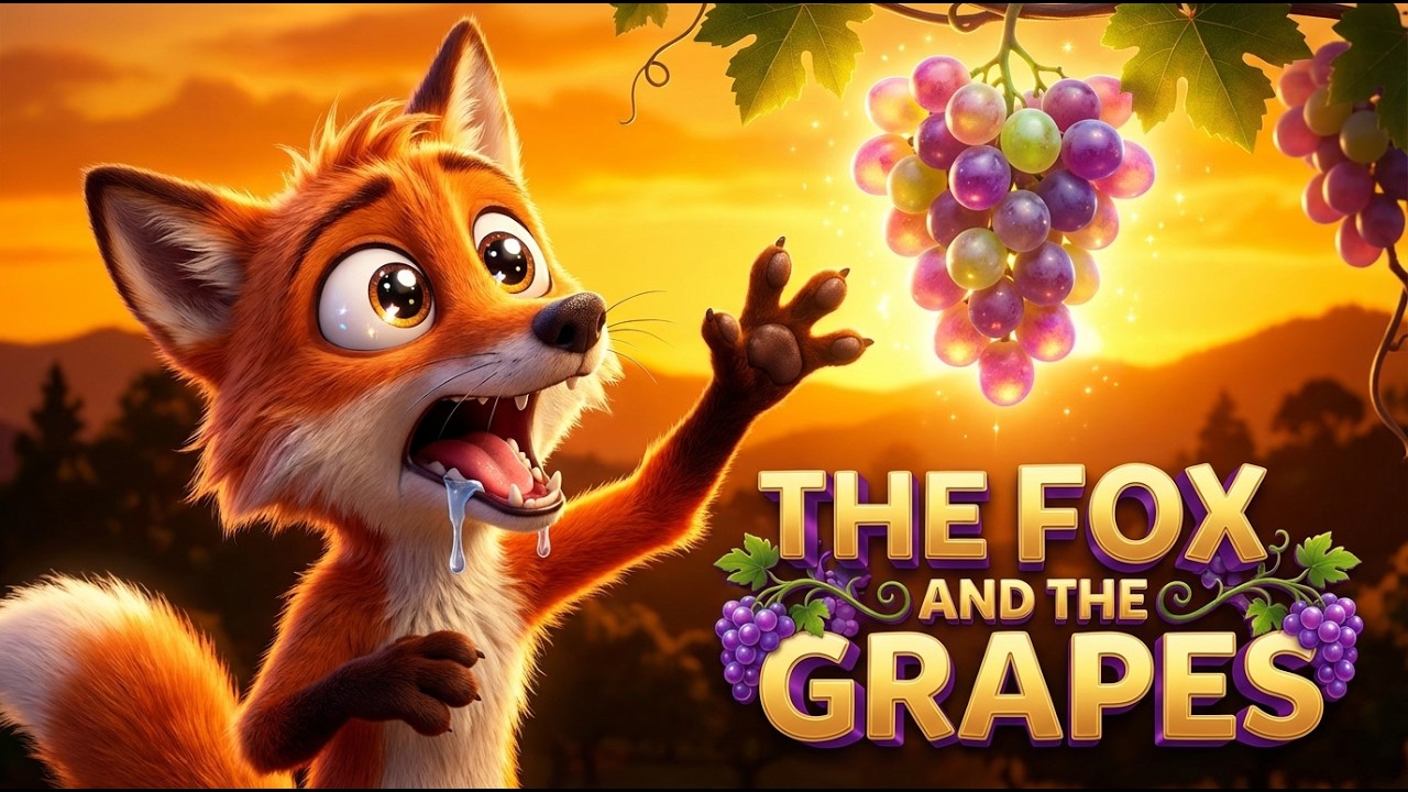 The Fox and the Grapes | Stories for Teenagers | English Fairy Tales