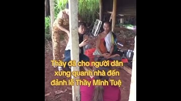 Thầy đi khất thực sáng ngày 11/6 | Thầy thích minh tuệ #thaythichminhtue #thichminhtue
