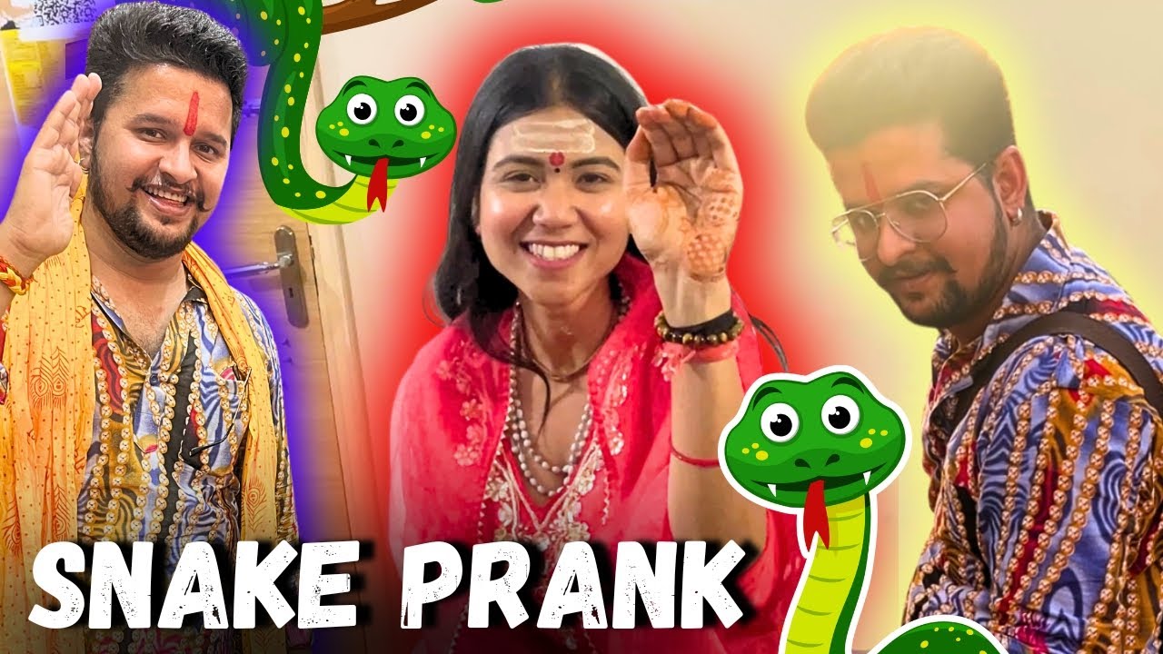 Vrindavan Mein Nakli Saanp Ka Prank… Aur Popat Ho Gaya! 😂🐍