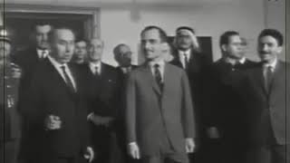 الملك حسين بن طلال يفتتح التلفزيون الاردني عام 1968