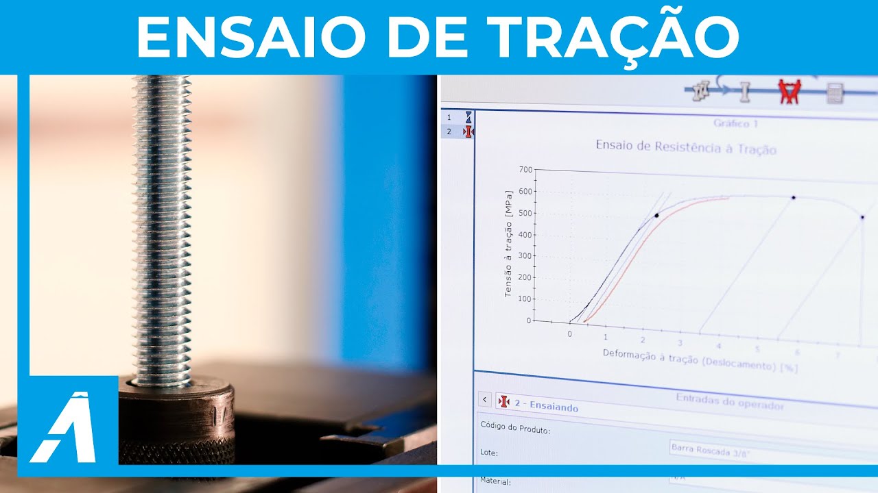 Ensaio de Resistência à Tração | Âncora Sistemas de Fixação - YouTube