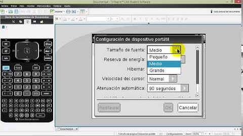TI NSPIRE CX CAS Inicio configuracion y archivos