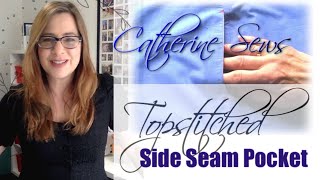 Sew a Topstitched Side Seam Pocket