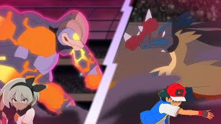 ASH vs BEA - Mega Lucario vs Gigantamax Machamp AMV - Pokemon Journeys