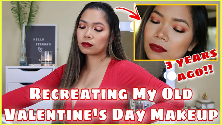 RECREATING MY OLD VALENTINE'S DAY MAKEUP | Jean Ha...