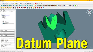 FreeCAD : How to use Datum Plane.