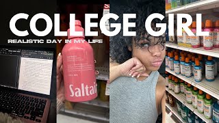 A  REALISTIC DAY IN MY LIFE AS A COLLEGE STUDENT  ᥫ᭡ | target shopping studying, &amp;more