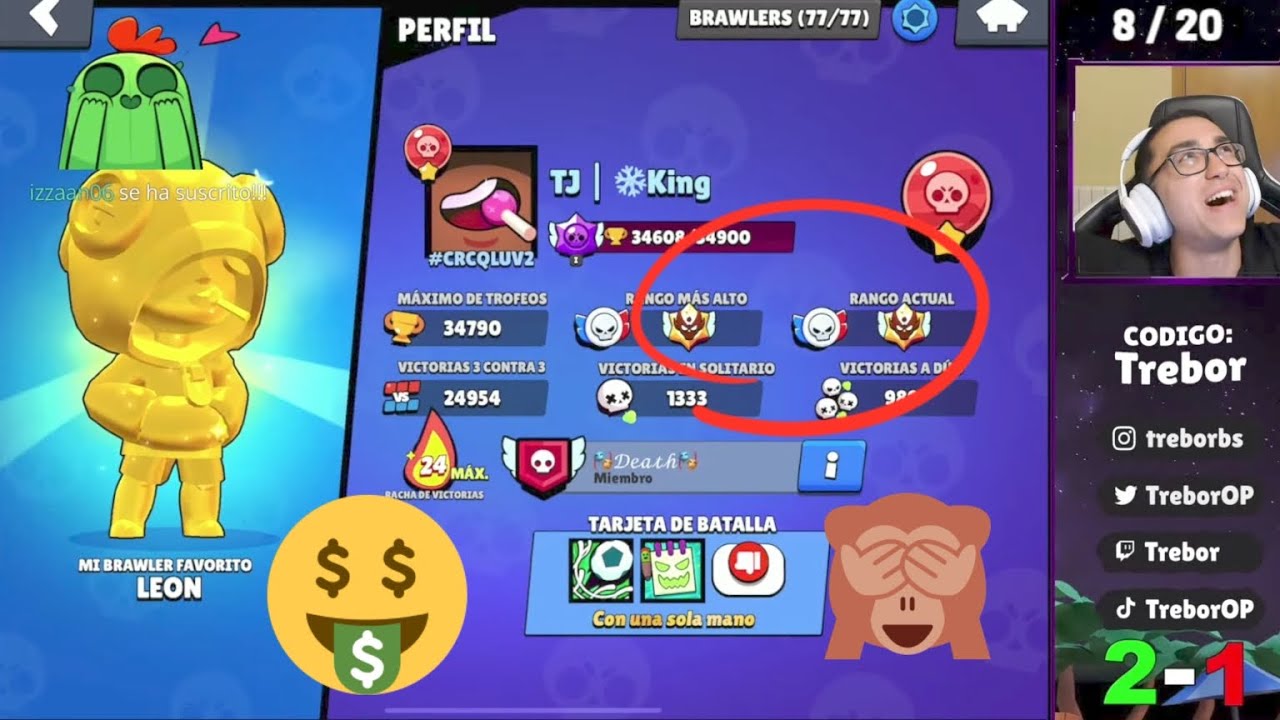 Trebor ayuda a TJ King a Llegar a Maestro🤑🤑 LIGA ESTELAR God 🤓🙈