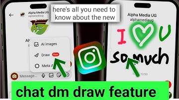 How To Draw and Send Doodles in Instagram Chat | Instagram Chat Draw Doodle New Update 