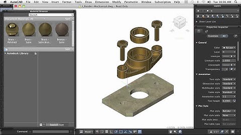 AutoCAD for Mac 2010: Rendering - Mechanical | AutoCAD