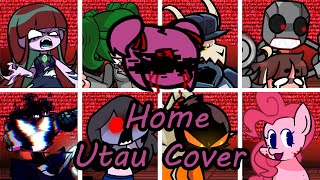 Home but Every Turn a Different Character Sing It (FNF Home Collab With @Ari_Wolfy) -  [UTAU Cover]