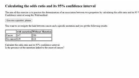 Jaký je 95% interval spolehlivosti pro poměr šancí?