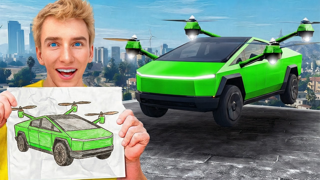 Whatever Car I Draw Comes to Life!