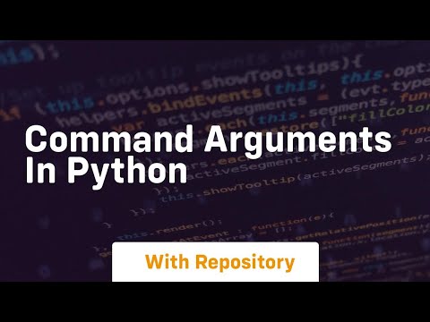 command arguments in python
