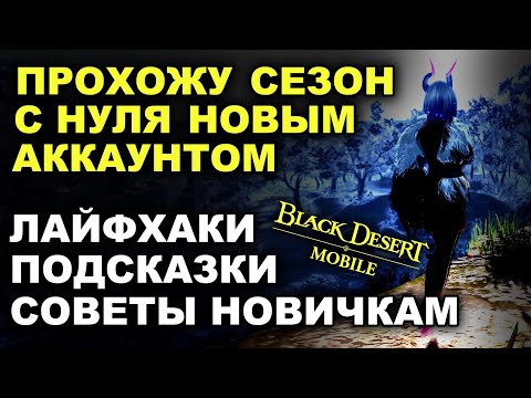 Видео: 📱BDM: СЕЗОН. Прохожу на новом акке. Советы, подсказки, лайфхаки в Black Desert Mobile (БДМ)