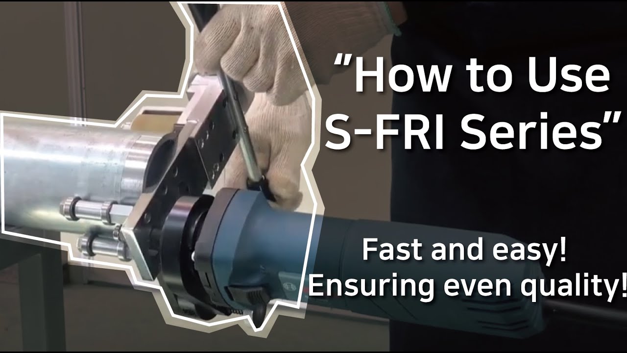 [DCSENG/S-CUTTER] How to Use Portable Coating Removal Machine S-FRI Series