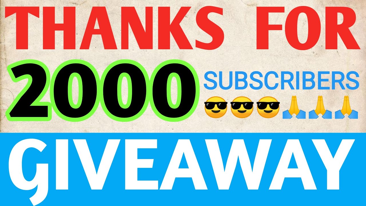 Thanks For 2000 Subscribers | Filter Mind Tech | Giveaway 😎