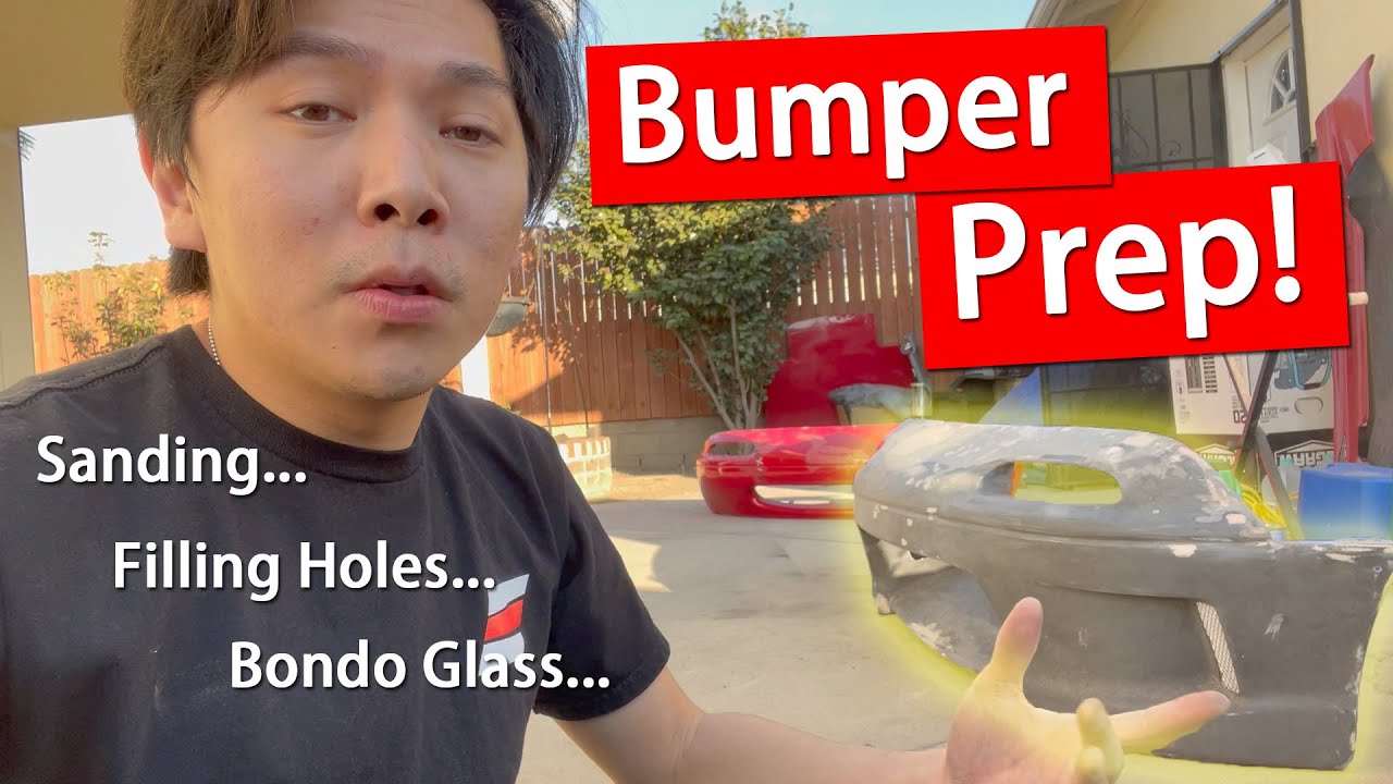 How To Prepare Your Fiberglass Bumper For Paint No More Weird Panel