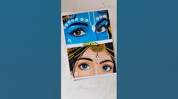 Trust the process || Radha Krishan Drawing🎨 #art #radhakrishna #sanjuarts