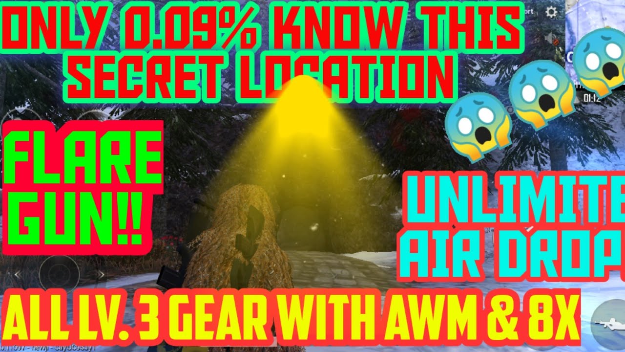 camera iphone 8 plus apk SECRET PLACE IN PUBG MOBILE || BEST LOCATION FOR LOOT || FLARE GUN, AWM,8x,Gillie Suit ||🔥🔥🔥