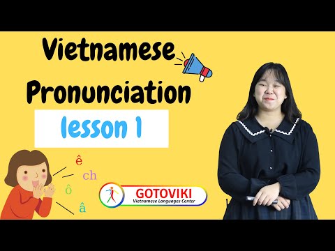 Video Vietnamese Pronunciation - lesson 1 - youtube
