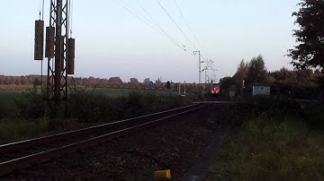 DB BR151 with Eanos Gondolas Train at Kaldenkirchen Germany