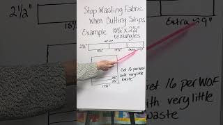 Stop Wasting Fabric When Cutting Quilt Strips