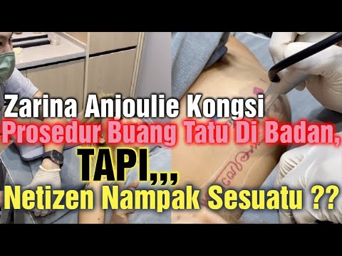 Zarina Anjoulie Kongsi Video Buang Tatu Di Badan! Tapi, Netizen Nampak Sesuatu?