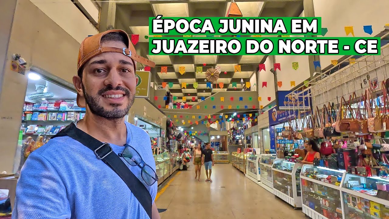 Vlog em Juazeiro do Norte em Plena Época de São João a Cidade já Fica Diferente